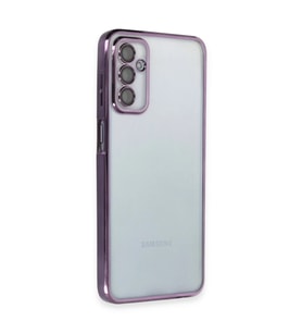 Samsung Galaxy M23 Kılıf Razer Lensli Silikon - Mor
