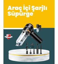 Araç İçi Derinlemesine Temizlik İçin Kompakt Ve Ergonomik El Süpürgesi
