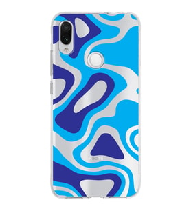 Xiaomi Redmi Note 7 Uyumlu Kapak Renkli Desen Tasarımlı Şeffaf Silikon Kılıf