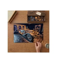 Antika Araba - Nostalji Tasarımı 240 parça Ahşap Puzzle Ahşap Kutuda MP02370