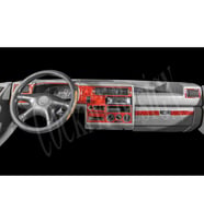 Meriç® VW Transporter T4 Ön Torpido Kaplama Maun 18 Parça 1998-2003 (Maun)