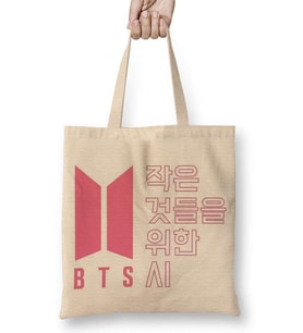 BTS Boy With Luv Bez Çanta Uzun Saplı