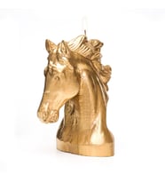 Büyük Gold At Mum (24 cm)