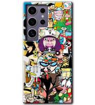 Galaxy S24 Ultra Kılıf HD Desen Baskılı Kılıf - Süper Çizgi Kahramanlar