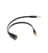 Northcity 3.5mm Kulaklık Mikrofon Ayırıcı Splitter - 4 Pin Stereo Çevirici