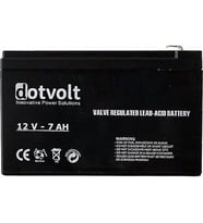 DOTVOLT 12v 7amper SC7-12 Kuru Tip Alarm Aküsü