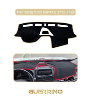 FIAT Doblo D3 KAPAKLI 2013-15 Modellerine UygunTORPİDO KORUMA HALISI BEJ KENAR