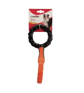 Camon TPR Çift Halka Isırma ve Çekiştirme Odaklı Eğlenceli Köpek Oyuncağı 26 cm