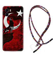 Vivo Y15S Y32 Y33S Y51 Y53S Kılıf Boyun Asklı Rasta Silikon Wolf and Moon 2 1381