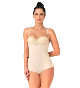 TEN MI Emay 2723 Lazer Kesim Göğsü Açık Slip Korse