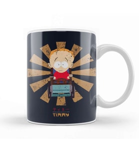 Timmy Retro Japanese South Park Kupa Bardak Porselen