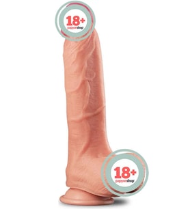Astarte Çift Katmanlı Platinyum Silikon Realistik Dildo 25 cm