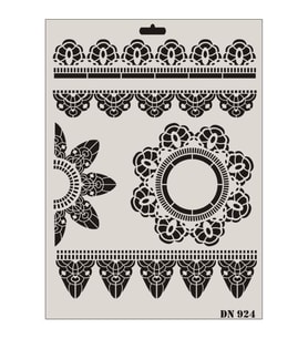 Rich Dantel Seri DN-924 Stencil 35x25 cm