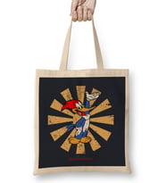 Woody Woodpecker Retro Japanese Bez Çanta Uzun Saplı