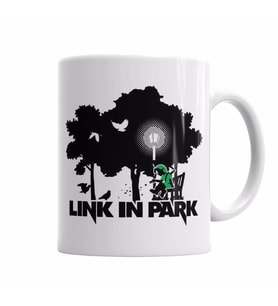Zelda Link in Park Meme Kupa Bardak Porselen