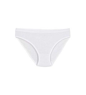6 Adet Yıldız Bayan Ribana Bikini Külot Beyaz 3700