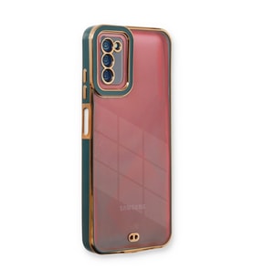 Samsung Galaxy A03s Kılıf Liva Lens Silikon - Yeşil