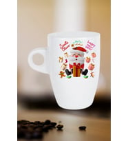 Noel Baba Happy Christmas Baskılı Kupa Bardak Porselen Latte Filtre Kahve Fincanı