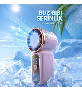 X688 Mini Taşınabilir Soğutuculu El Fanı USB Şarjlı Cep Vantilatörü