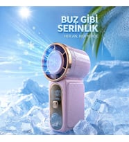 X688 Mini Taşınabilir Soğutuculu El Fanı USB Şarjlı Cep Vantilatörü