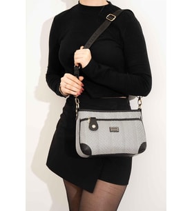 Silver Polo SP1160-M132 Kadın Çapraz Çanta Siyah