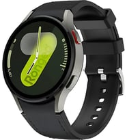 Samsung ile Uyumlu Deri Görünümlü Hibrit 20mm Silikon Kordon Galaxy Watch 7/6/5/4 Serisi için Galaxy Watch 7 Kordon (40mm/44mm) Watch 6/4 Classic (47/43/42mm) Watch 5 Pro Uyumlu