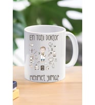 doktor özel tasarım kupa bardak