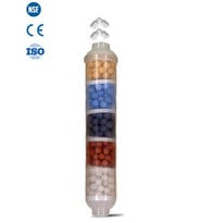 Su Arıtma Cihazları için 5'Li Alkali Detox Mineral Filtre (Beyaz)