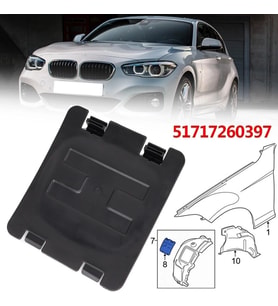 Bmw 3 Serisi Ön Çamurluk Davlumaz Kapağı 11 (Oem No:  51717260397)