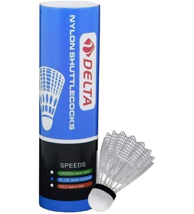 Badminton Topu 6 Li Beyaz medium