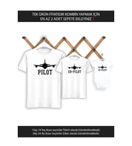 Baba Oğul Kız Pilot Co-Pilot (TEK ÜRÜN FİYATIDIR KOMBİN YAPMAK İÇİN EN AZ 2 ADET SEPETE EKLEYİNİZ)