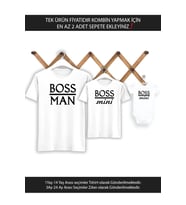 Boss Man Boss Mini Baba Oğul(TEK ÜRÜN FİYATIDIR KOMBİN YAPMAK İÇİN EN AZ 2 ADET SEPETE EKLEYİNİZ
