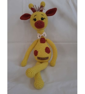 Yavru Zürafa Amigurumi Organik Oyuncak