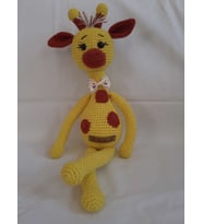 Yavru Zürafa Amigurumi Organik Oyuncak