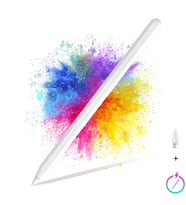 iPad Air/Pro 11/ 12.9 /13inç Pencil 2.Nesil Uyumlu Avuç İçi Red/Eğim Stylus Doku (Beyaz)
