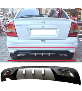 Opel Astra G Difüzör Difizör Gri + Kare Egzoz Görünüm C Tip 1998 - 2004