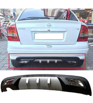 Opel Astra G Difüzör Difizör Gri + Kare Egzoz Görünüm C Tip 1998 - 2004