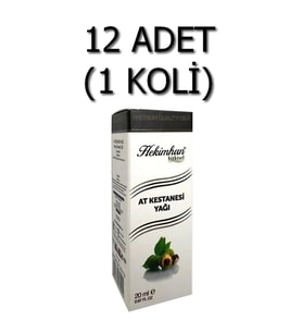 At Kestanesi Yağı 20 Ml 12 Adet (1 Koli)