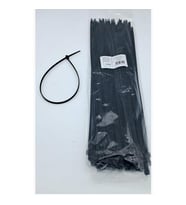 Cırt 4,8mm X 380mm Kablo Bağı İthal Siyah (100 Adet)