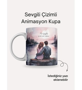 Sevgili Çizimli Kupa No:5