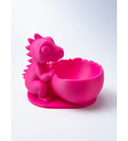 MYCRAFT3D Sevimli Dinozor Figürlü Popcorn Kasesi 3D Baskı - Ejderha Figürlü Mısır Gevreği Atıştırmalık Kabı