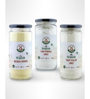 & More +6 Ay Set - Organik Tam Pirinç Unu 320 g + Organik Bebek İrmiği 330 g + Organik Tam Yulaf Unu 300 g
