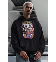 One Piece Karakterler Monkey D. Luffy Baskılı Unisex Oversize Anime Hoodie