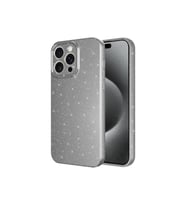 Apple iPhone 15 Pro Max Uyumlu Kılıf Kamera Korumalı Simli Lüks Zore Koton Kapak (Gri)