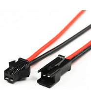 JST SM 2 Pinli 20cm Kablolu Konnektör Seti  22AWG Erkek-Dişi Takım Kablo Soketi