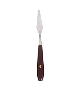 CEOART METAL SPATULA TEKLİ NO:4 ( BOYALI AHŞAP) CEO-SN0008