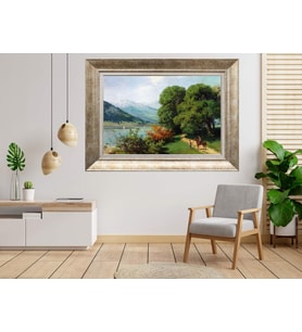 Gümüş Çerçeveli dekoratif Tablo as1360