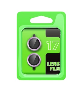 İphone 17 Raze Metal Kamera Lens - Mor