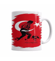 Mustafa Kemal  Atatürk Kupa Bardak Porselen