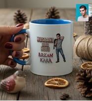 Kişiye Özel Karikatürlü Babaya Hediye Husband Dad Hero Kupa Bardak Babalar Günü Hediyesi